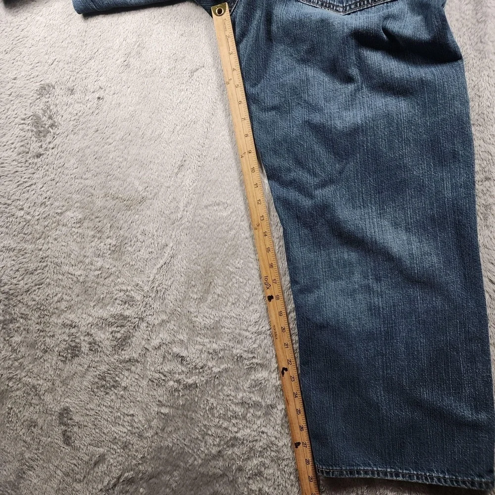 Levis 569 Jeans Mens 38x30 (Fits 36x29) Medium Wash Relaxed Straight Fit Denim